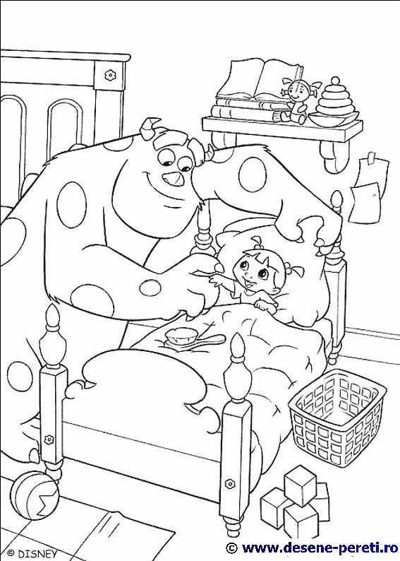 monsters inc desene colorat